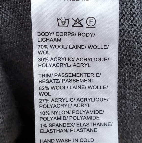 Saks Fifth Avenue Gray Men's Cardigan Sweater - Picture 6 of 7